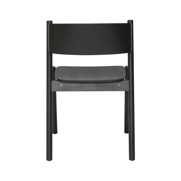 Juodojo ąžuolo valgomojo kėdė Oblique - Hübsch-image-3