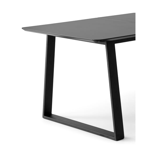 Juodos spalvos valgomojo stalas Meza by Hammel, 165 x 90 cm-image-2