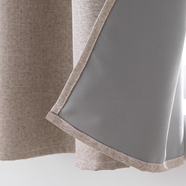 Visiškai užtemdo užuolaida rudos spalvos 140x180 cm Crepuscule – douceur d'intérieur-image-3