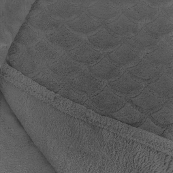 Pilka mikropluošto antklodė DecoKing Sardi, 150 x 200 cm