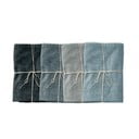 4 lininių servetėlių rinkinys Really Nice Things Blue Gradient, 43 x 43 cm