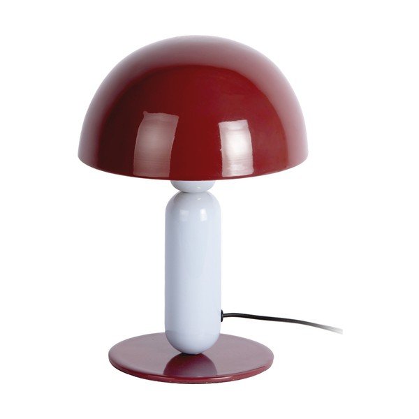 Bordo spalvos/šviesiai mėlynos spalvos iš metalo stalinis šviestuvas (aukštis 30 cm) Firenze round – Leitmotiv