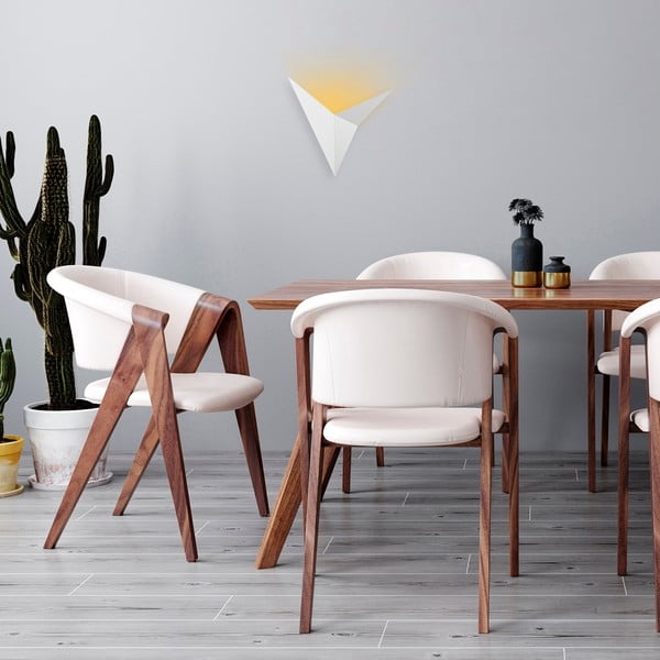 Baltos spalvos sieninė lempa Bird – Opviq lights-image-1