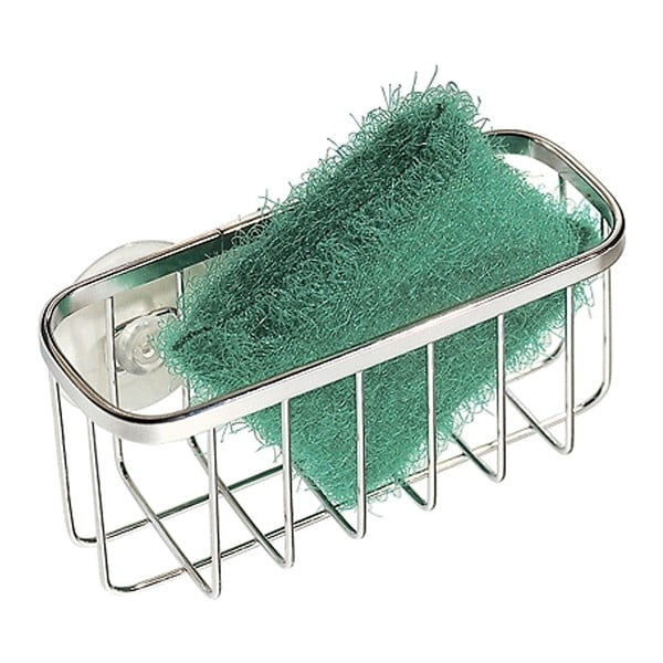 Metalinis kempinės laikiklis su siurbtukais iDesign Gia-image-2