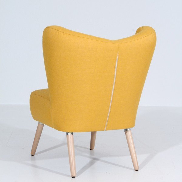 Geltonas fotelis Max Winzer Sari-image-2