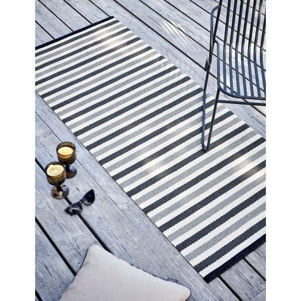 Pilkos spalvos/smėlio spalvos lauko kilimas 70x240 cm Teo Warm Grey – Pappelina-image-3