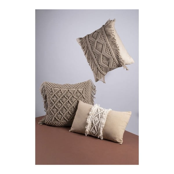 Tekstilinė dekoratyvinė pagalvė 45x45 cm Macrame - VDE Tivoli 1996-image-2