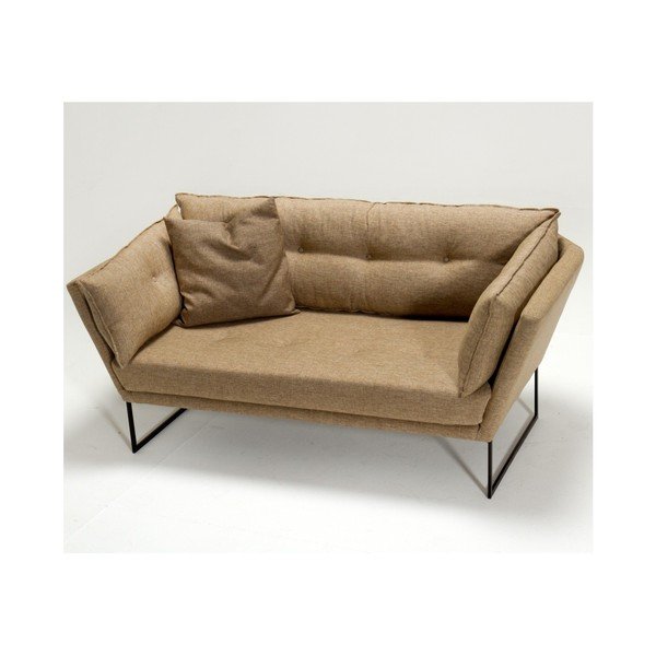 Smėlio rudos spalvos trijų vietų sofa "Chill-image-2