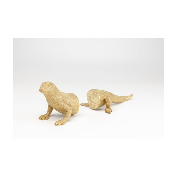 Dviejų aukso spalvos skirtukų rinkinys Kare Design Lizard-image-3