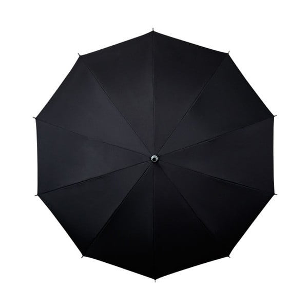Juodas "Ambiance Falconetti Bandouliere" skėtis, ⌀ 98 cm