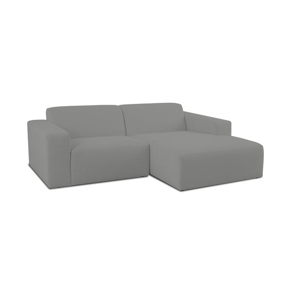 Iš boucle kampinė sofa pilkos spalvos (su dešiniuoju kampu) Roxy – Scandic-image-1