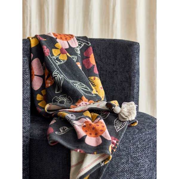 Antklodė ir pledas 130x160 cm Vivielle – Bloomingville-image-1