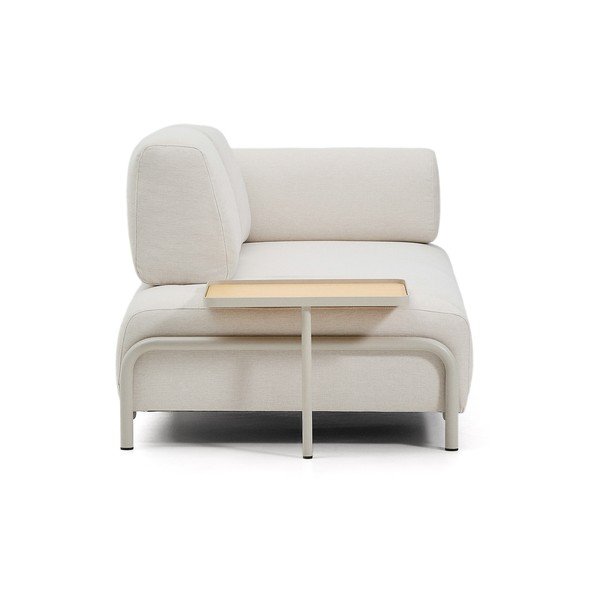 Smėlio spalvos sofa iš šenilinio audinio 220 cm Compo – Kave Home-image-3