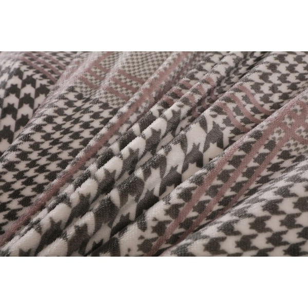 Viengulė patalynė pilkos spalvos iš mikropliušo 140x200 cm – My House-image-2