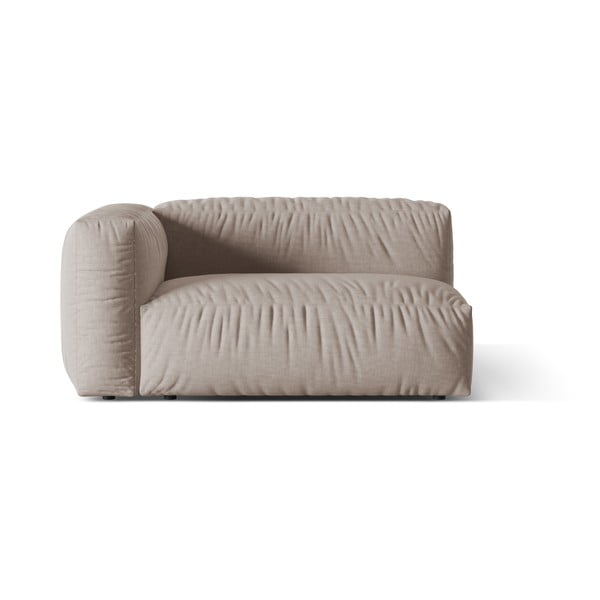 Modulinė sofos dalis smėlio spalvos (su kairiuoju kampu) Martina – Micadoni Home