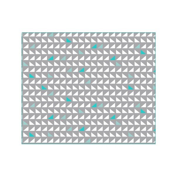 Antklodė Trikampiai pilka, 180x150 cm-image-2