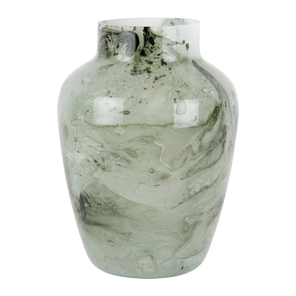 Vaza žalios spalvos iš stiklo Blended  – PT LIVING