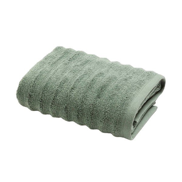 Žalios spalvos iš frote audinio iš medvilnės rankšluostis 50x90 cm Maya – douceur d'intérieur