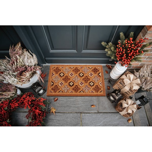Iš kokoso pluošto grindų kilimėlis 45x75 cm Tiles – Hanse Home-image-1
