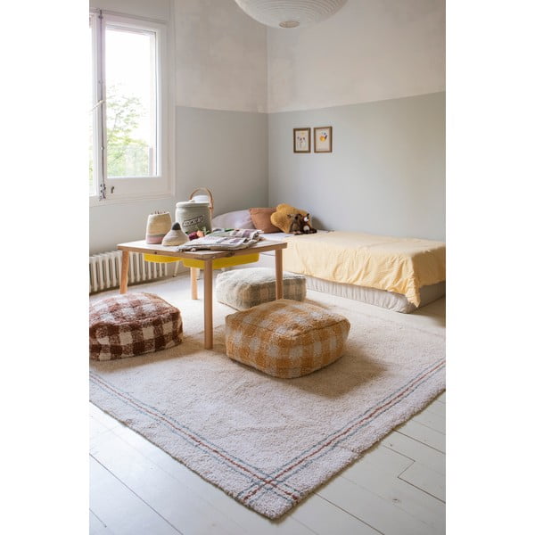 Ochros spalvos vaikiškas pufas Vichy Honey – Lorena Canals-image-1