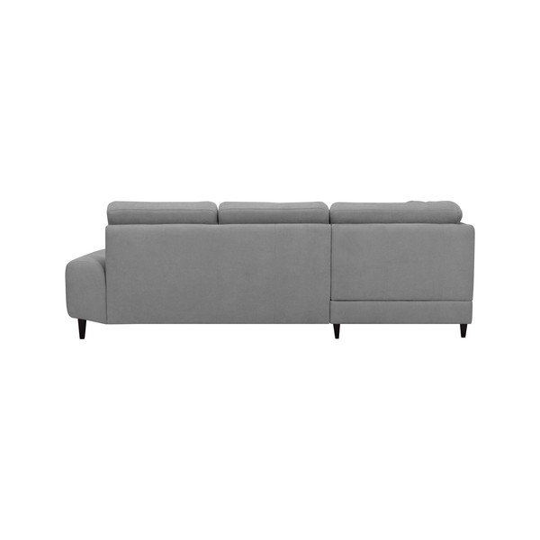 Šviesiai pilka kampinė sofa-lova su daiktų laikymo vieta "Windsor & Co Sofos", dešinysis kampas Beta-image-2