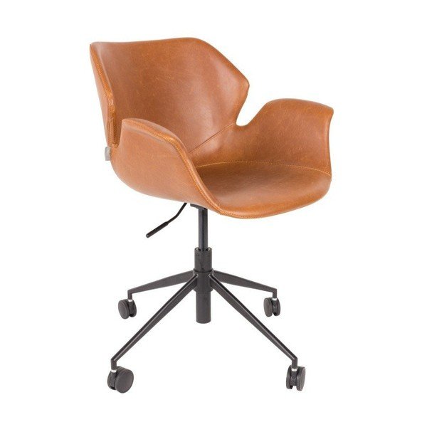 Rudos spalvos biuro kėdė Zuiver Office Chair Nikki