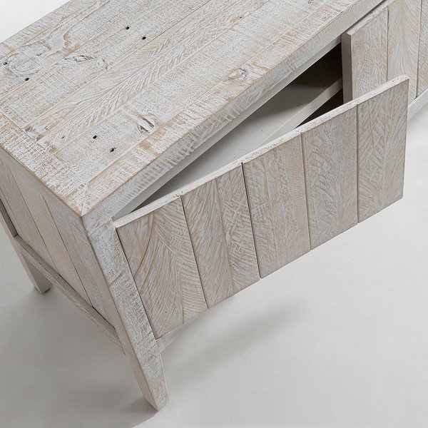 Balta televizoriaus spintelė Kave Home Woody-image-1