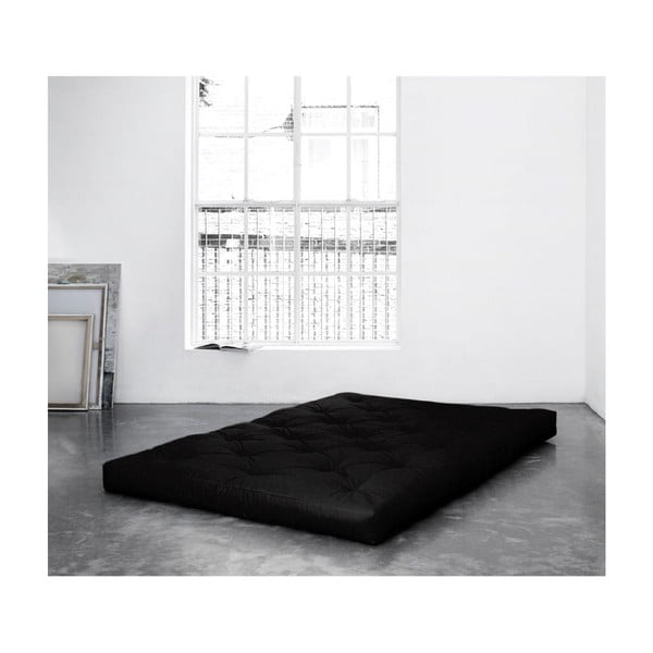 Vidutinio kietumo futono čiužinys juodos spalvos 180x200 cm Coco Black – Karup Design-image-3