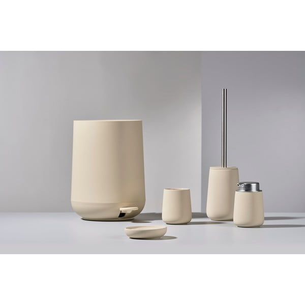 Smėlio spalvos porcelianinis indas dantų šepetėliams Zone Nova-image-1