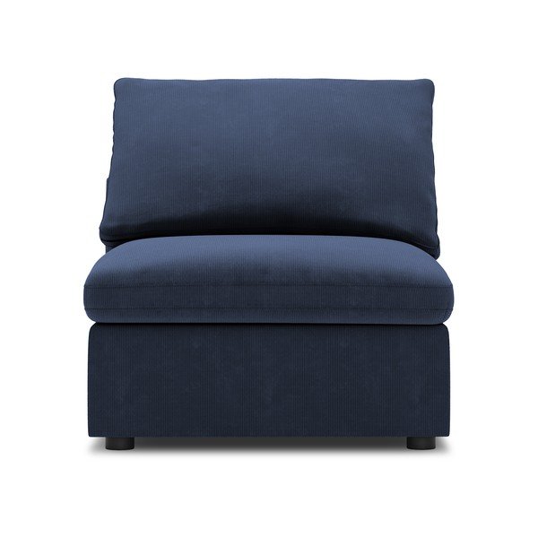Tamsiai mėlyna modulinės sofos vidurinė dalis Windsor & Co Sofas Galaxy