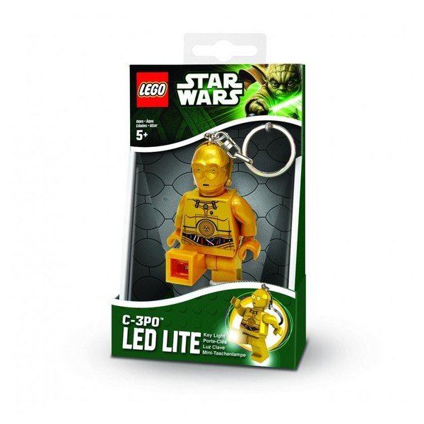 Šviečiantis raktų pakabukas LEGO® Star Wars C3PO-image-1