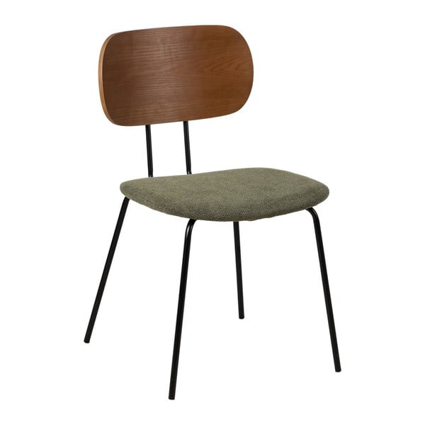 Valgomojo kėdės žalios spalvos/rudos spalvos 4 vnt. Cleo – Ixia