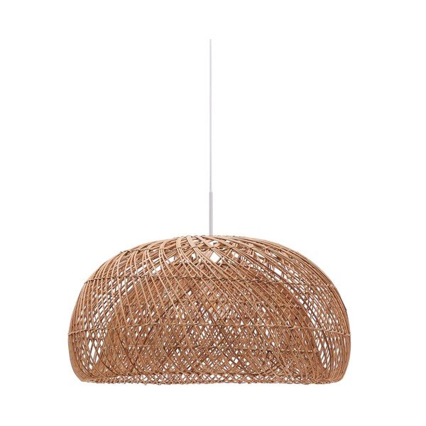 Natūralios spalvos iš rotango šviestuvo gaubtas ø 60 cm Isora – Kave Home