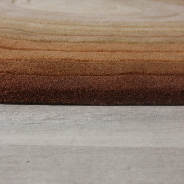Iš vilnos kilimas raudonos plytų spalvos 200x290 cm Puddle Ombre Wool – Flair Rugs-image-3