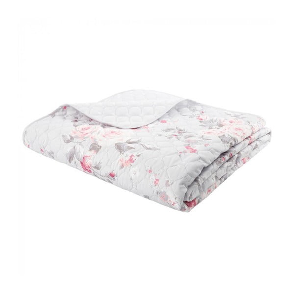 Pilka lovatiesė Catherine Lansfield Canterbury Rose, 240 x 260 cm-image-1