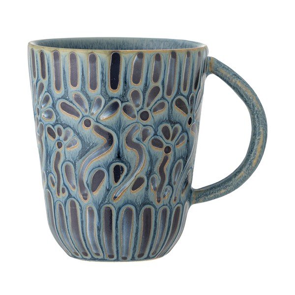 Mėlynos spalvos iš molio puodelis 150 ml Samsin – Bloomingville