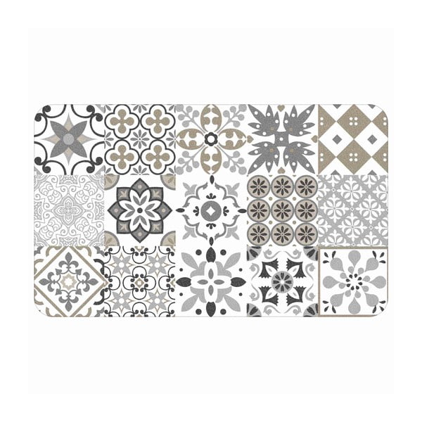 Iš PVC kilimas baltos spalvos 45x75 cm Salou – douceur d'intérieur