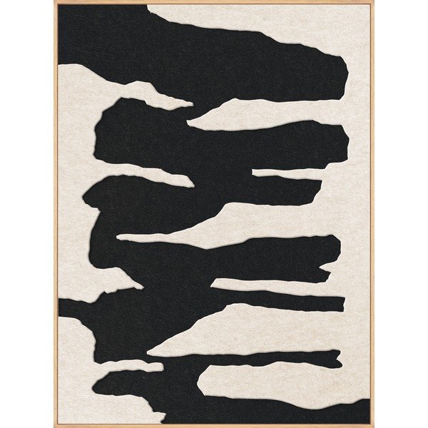 3D paveikslas su rėmeliu/sugeriantis garsą 90x120 cm Frequency 2 – Malerifabrikken