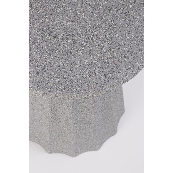 Pilkos spalvos iš plieno apvalios formos kavos staliukas ø 30 cm Adelya – Yes Everyday-image-2