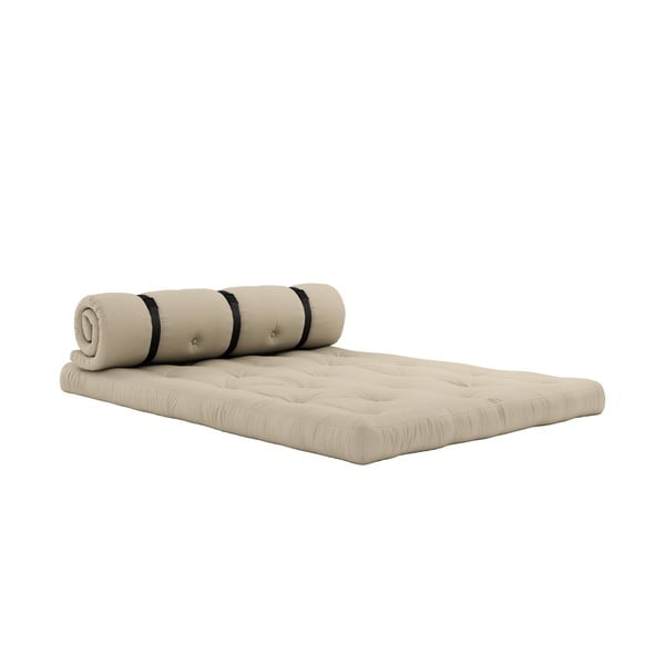 Sulankstoma minkšta sofa-lova Karup Design OUT™ Buckle Up Beige-image-3