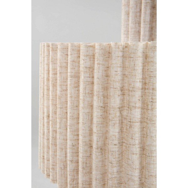 Smėlio spalvos iš lino kabantis šviestuvas ø 40 cm Alina – Jotex-image-4