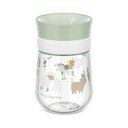 Šviesiai žalios spalvos iš plastiko vaikiškas puodelis 300 ml Little Farm by Little Dutch – Mepal