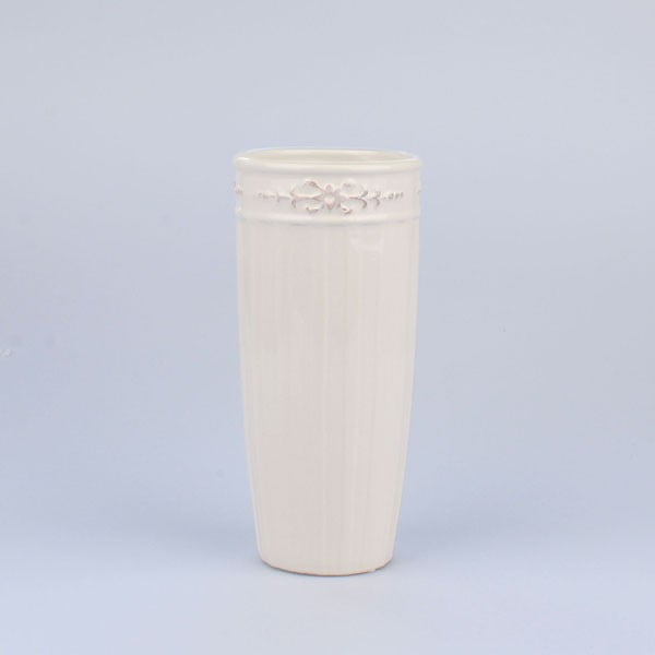 Vaza "Antic White", 11x24 cm