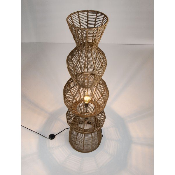 Natūralios spalvos iš virvės pastatomas šviestuvas (aukštis 136 cm) Breena – Nova Luce-image-1
