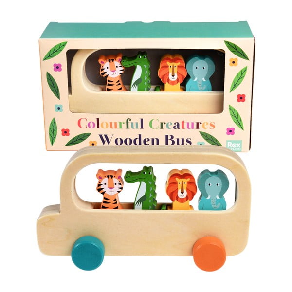 Medinis autobusas Colourful Creatures - Rex London-image-4