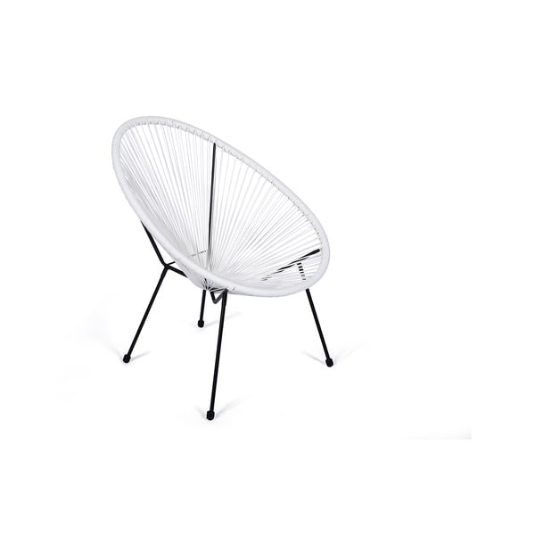 Baltas sodo krėslas iš dirbtinio ratano Bonami Selection Avocado-image-1