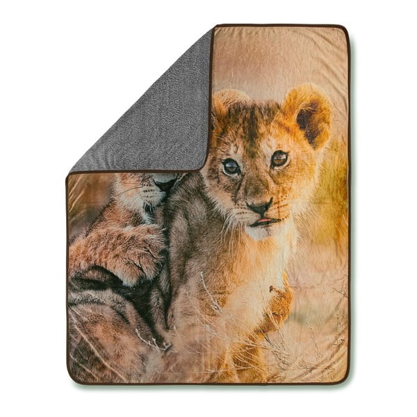 Antklodė Good Morning Baby Lion, 130 x 160 cm