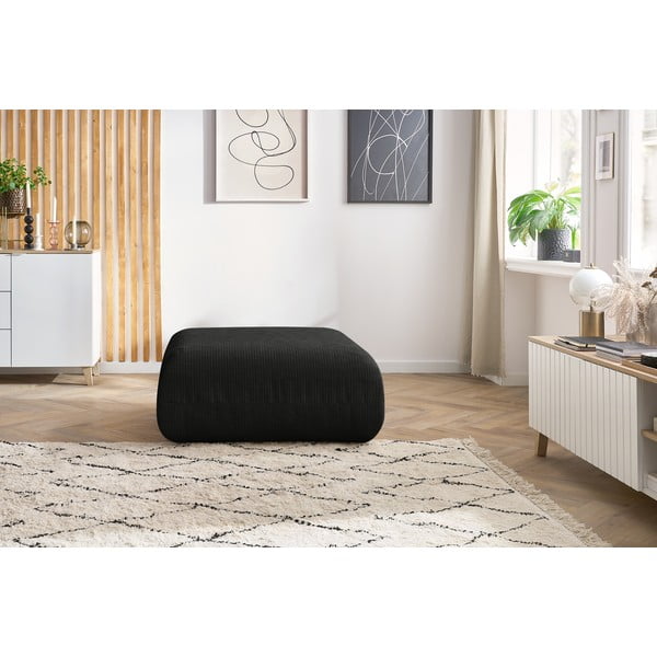 Tamsiai pilkas velvetinis pufas Lecomte - Bobochic Paris-image-4