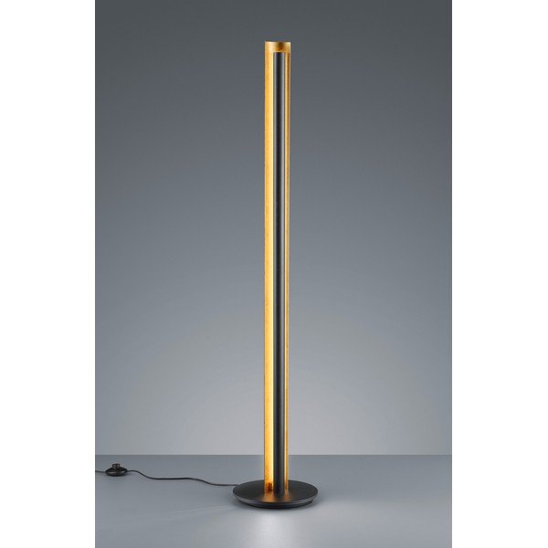 Juodos spalvos pastatomas šviestuvas LED su pritemdymo funkcija (aukštis 142,5 cm) Texel – Trio-image-4