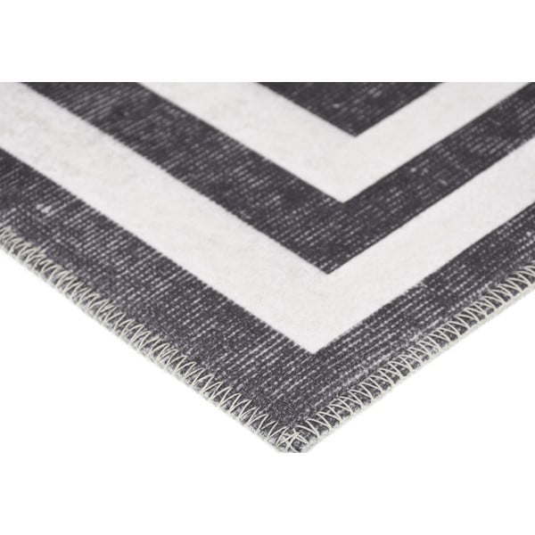 Baltai pilkas plaunamas kilimas 230x160 cm - Vitaus-image-2